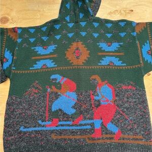 Vintage 70’s Knit Cardigan LYCEE MIXTE Large